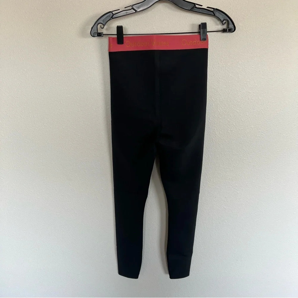 New Outdoor Voices Smooth 7/8 Legging Black / Desert Rose High Rise Women’s XS - Picture 9 of 10